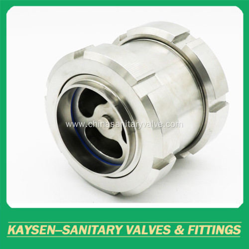 SMS Hygienic Non Return Valves Union Type Welded